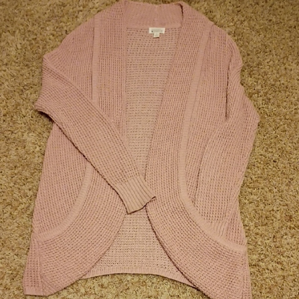 Market & Spruce Blush Knit Cardigan
